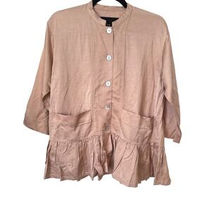 BITTE KAI RAND blush ruffle hem‎ jacket